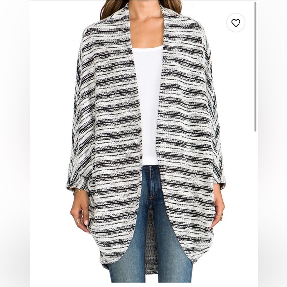 Easton Slub Draped Cardigan - Picture 4 of 10